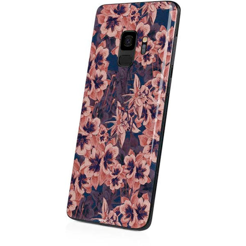 Dark Tapestry Floral Galaxy S9 Skin